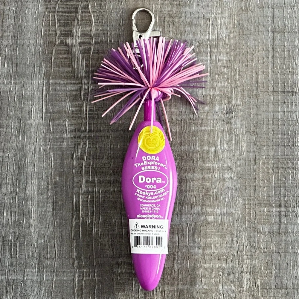 💞 New Dora The Explorer Koosh Keychain Push Pen